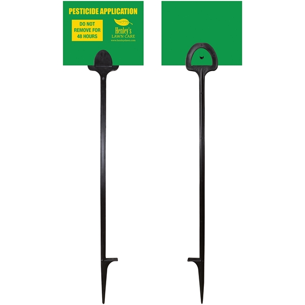 Value card stock marking signs with two color front print &... from ASI 80228 Quinn