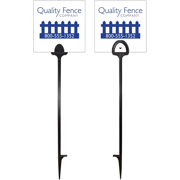 Value card stock marking signs with one color, front & back... from ASI 80228 Quinn