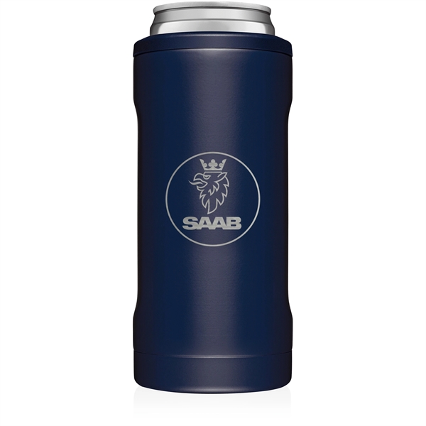 Triple-insulated, stainless steel can cooler designed for 12 oz. slim cans.... from ASI 61005 Hirsch Gift Inc