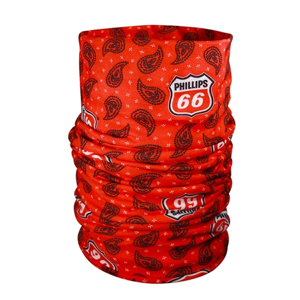 9 1/2" x 19" 260GSM microfiber polyester multi-function neck gaiter.... from ASI 62660 Innovation Line