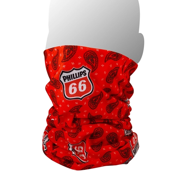 9 1/2" x 19" 260GSM microfiber polyester multi-function neck gaiter.... from ASI 62660 Innovation Line