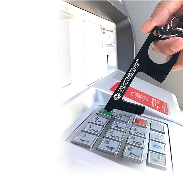 4" x 1 1/2" x 3/16" acrylic plastic touchless tool and... from ASI 62660 Innovation Line