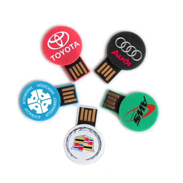 Round Paperclip USB Webkey AP255 and Free silkscreen 1C/1 side... from ASI 37218 Athena Promo (tm)