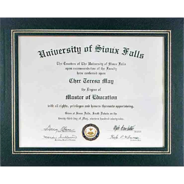 13.25" x 10.75" certificate holder.... from ASI 92531 Unique Custom Products / UCP