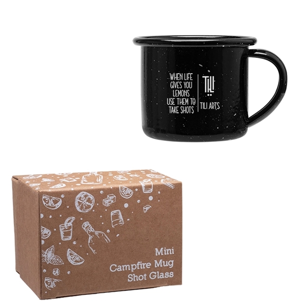 2 oz. mini campfire mug shot glass with decorative gift box.... from ASI 62190 Illini