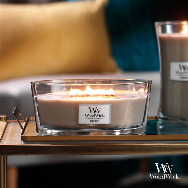 The ellipse shape of the Woodwick candle creates a wider opening... from ASI 84592 St Regis Group