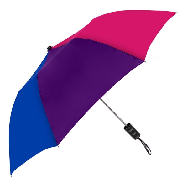 Automatic-opening umbrella that measures 15" when folded. Available in 30 attractive... from ASI 89955 StrombergBrand / Stromberg Brand Stromberg