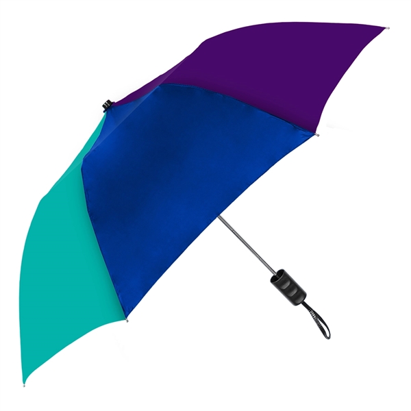Automatic-opening umbrella that measures 15" when folded. Available in 30 attractive... from ASI 89955 StrombergBrand / Stromberg Brand Stromberg