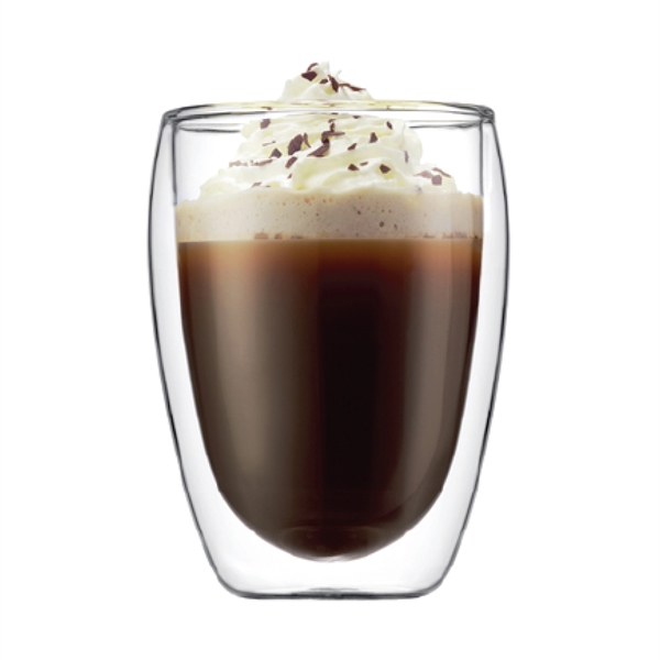 Bodum hand-blown, double wall glass keep your hot drinks hot and... from ASI 80060 VisionUSA