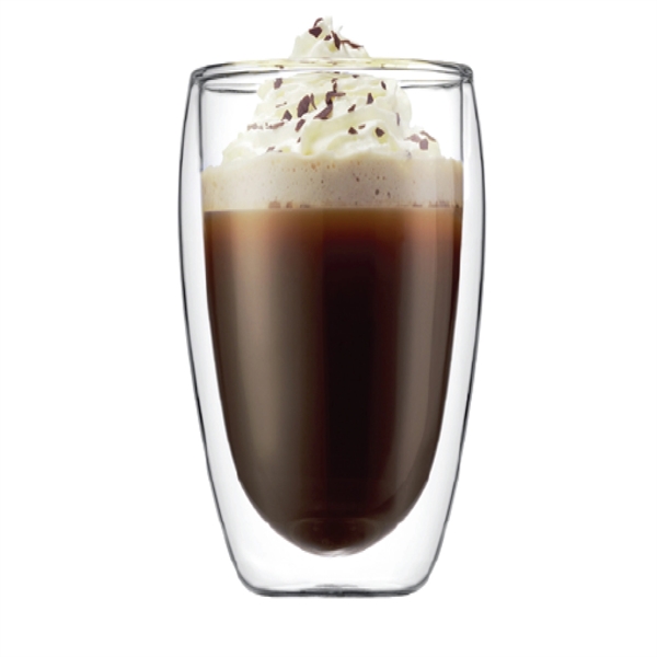 Bodum hand-blown, double wall glass keep your hot drinks hot and... from ASI 80060 VisionUSA