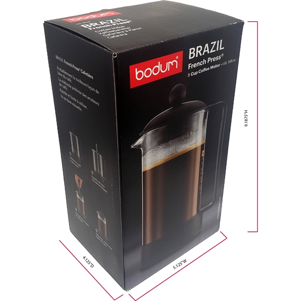 Bodum Brazil 8-Cup Glass French Press... from ASI 80060 VisionUSA