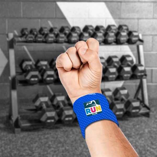 7.08"x3.54" ZIPPER POCKET WRISTBAND-FULL COLOR DYE-SUBLIMATED... from ASI 36558 Aprons, Etc.