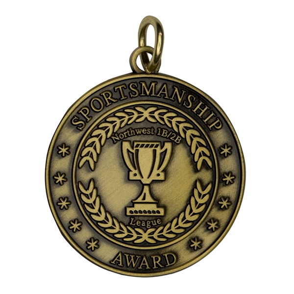 Die struck brass medals with 2D imprint in up to four... from ASI 52263 EMT / EMT