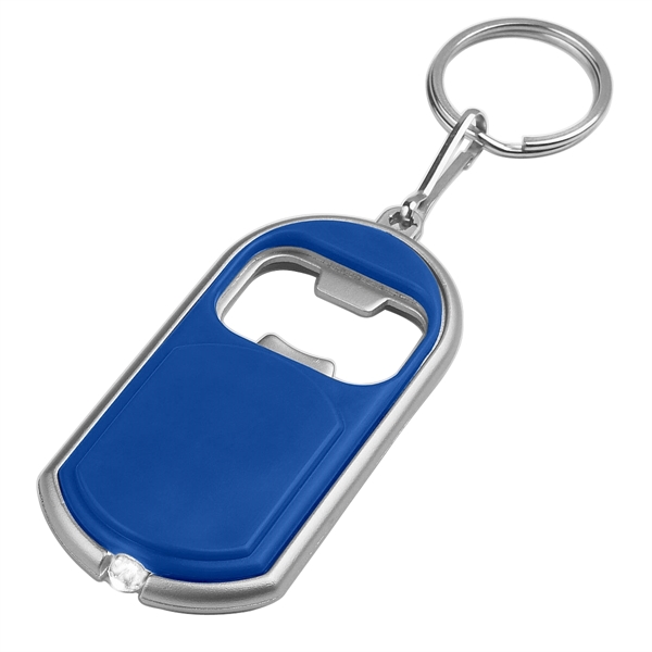Bottle opener key chain with LED light.... from ASI 61125 Hit Promotional Products / Hit®