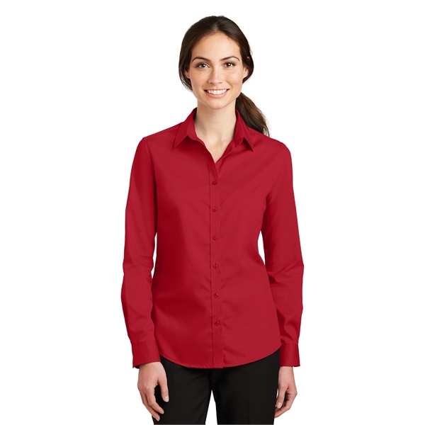 Port Authority Ladies SuperPro Twill Shirt.... from ASI 84863 SanMar