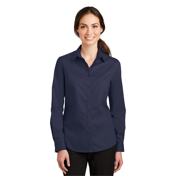 Port Authority Ladies SuperPro Twill Shirt.... from ASI 84863 SanMar