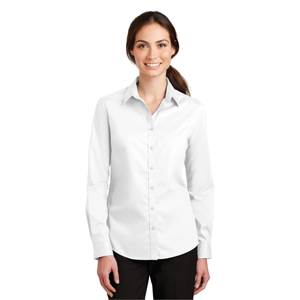 Port Authority Ladies SuperPro Twill Shirt.... from ASI 84863 SanMar