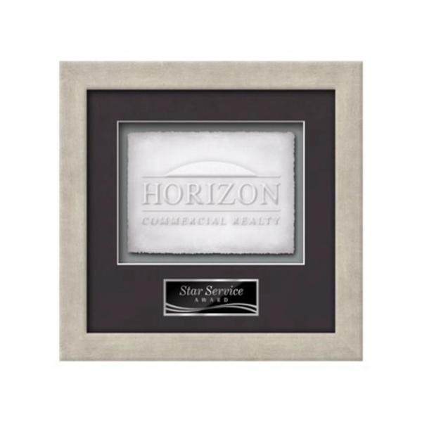 The Eldridge Cast Paper Framed Award capitalizes on the organic, delicate... from ASI 84592 St Regis Group