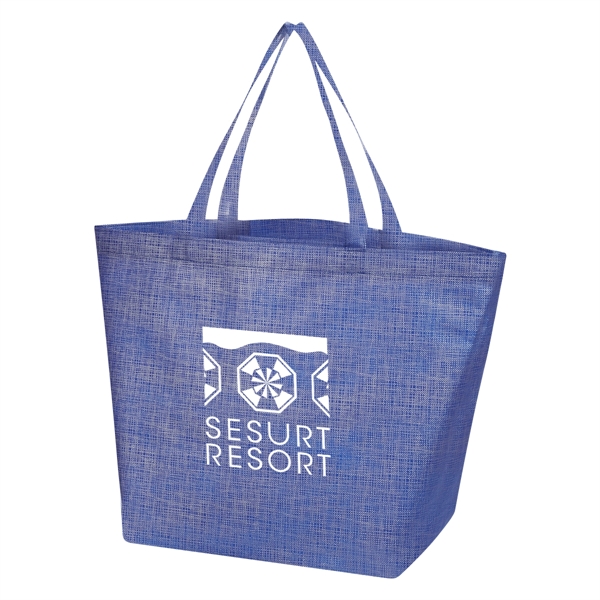 Tote bag made of polypropylene with crosshatched design and 20" handles... from ASI 61125 Hit Promotional Products / Hit®