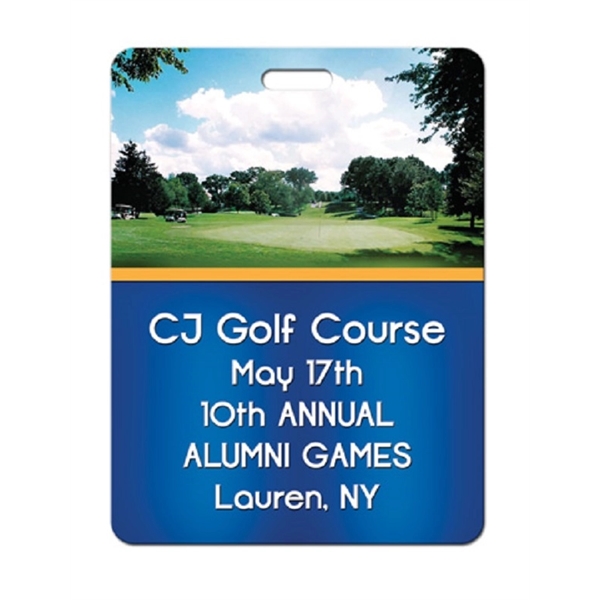 Enhance your golf experience with our customizable bag tags, ideal for... from ASI 42393 Budgetcard Inc