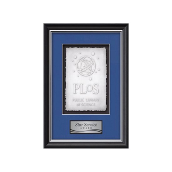 The Baron Cast Paper Framed Award capitalizes on the organic, delicate... from ASI 84592 St Regis Group