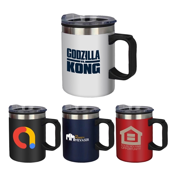 Double Wall Mug With Stainless Steel Plating... from ASI 31517 Admart Products