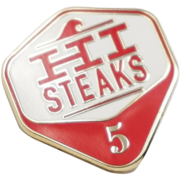 Custom shape epola lapel pins... from ASI 61966 HPG / BCG Creations HPG Gold