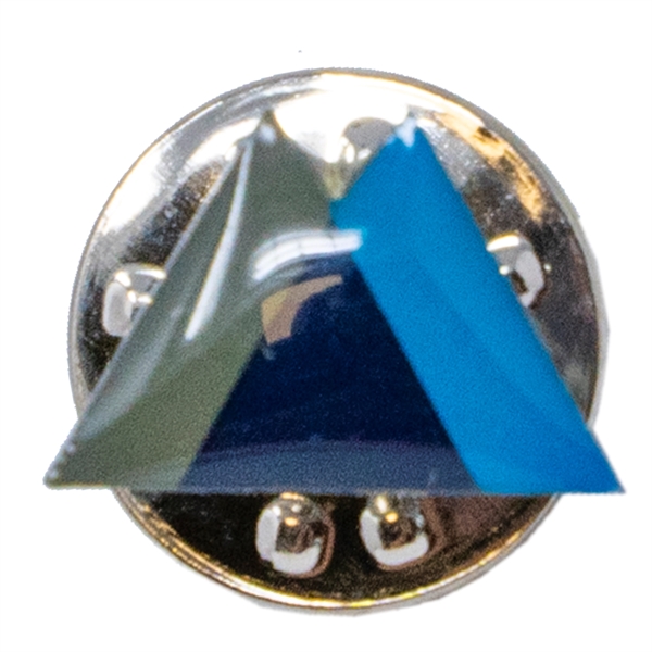 Custom shape offset print lapel pin.... from ASI 61966 HPG / BCG Creations