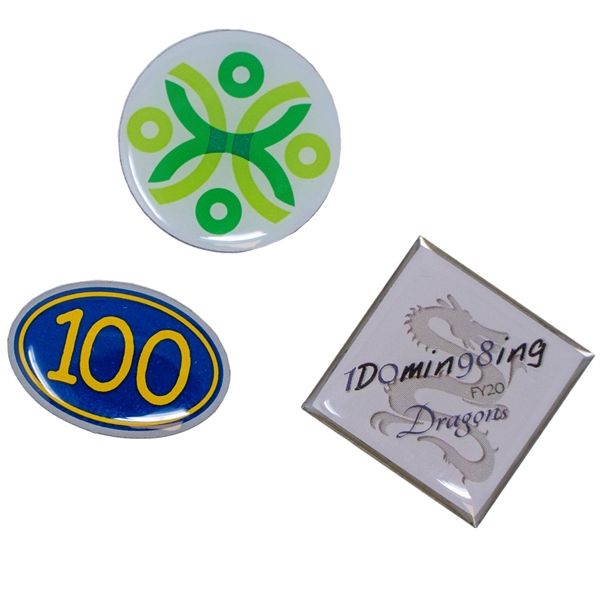 Custom shape offset print lapel pin.... from ASI 61966 HPG / BCG Creations