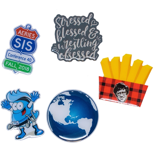 Custom shape offset print lapel pin.... from ASI 61966 HPG / BCG Creations