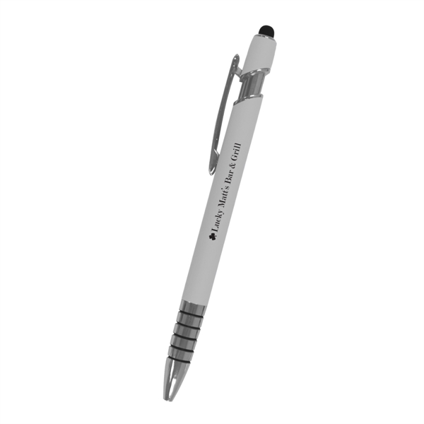Aluminum ballpoint pen with device stylus point.... from ASI 61125 Hit Promotional Products / Hit®