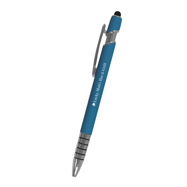 Aluminum ballpoint pen with device stylus point.... from ASI 61125 Hit Promotional Products / Hit®