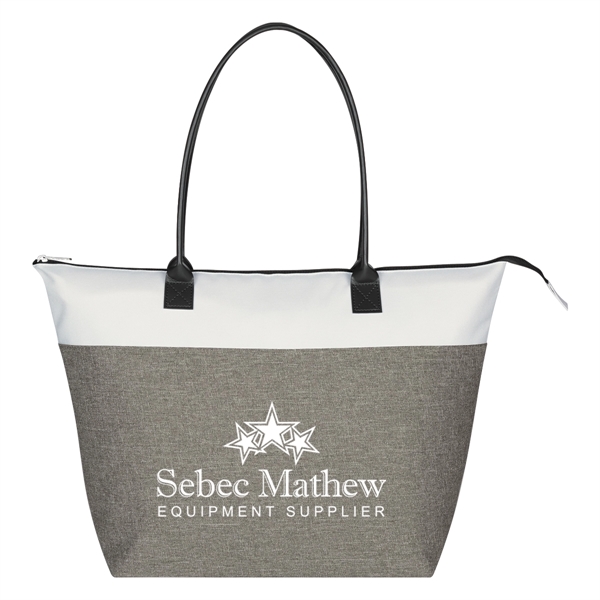 Regatta Tote Bag.  Made of Polycanvas.  Top Zippered Closure.... from ASI 61125 Hit Promotional Products / Hit®