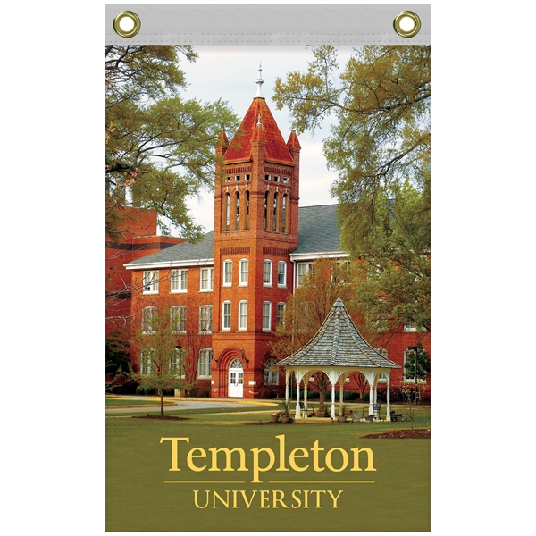 12" x 18" Standard Single Reverse Knitted Polyester Vertical Banners... from ASI 80228 Quinn