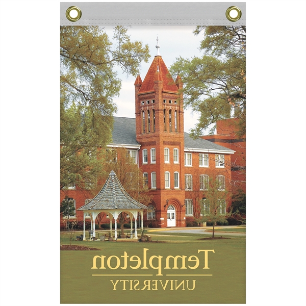 12" x 18" Standard Single Reverse Knitted Polyester Vertical Banners... from ASI 80228 Quinn