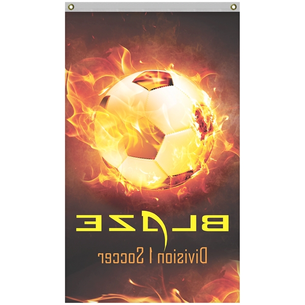 3' x 5' Promotional Polyester Single Reverse Flag... from ASI 80228 Quinn