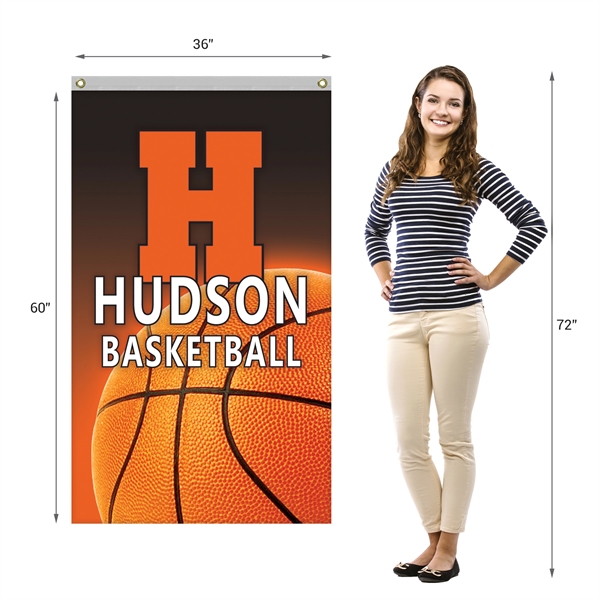 3' x 5' Promotional Polyester Single Reverse Flag... from ASI 80228 Quinn