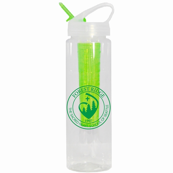 32 oz. Fruit Fusion Bottle With Color-Coordinated Infuser and Straw... from ASI 80060 VisionUSA