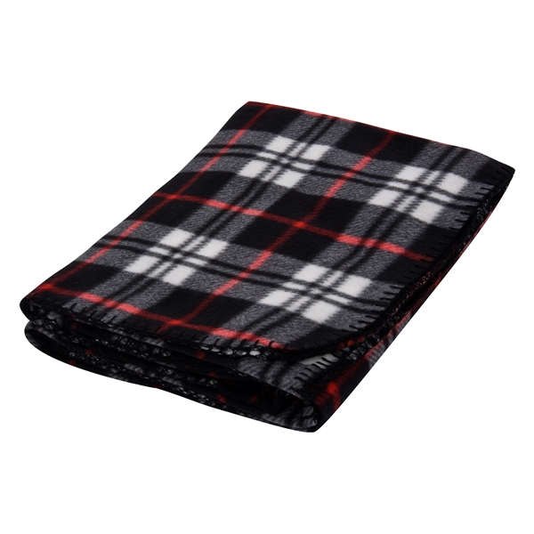 Fraser fleece blanket for decoration and getting cozy underneath for comfort.... from ASI 61125 Hit Promotional Products / Hit®
