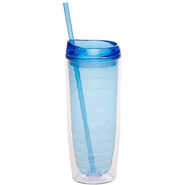 20 oz. Orbit Acrylic Tumbler with Matching Lid and Straw... from ASI 80060 VisionUSA