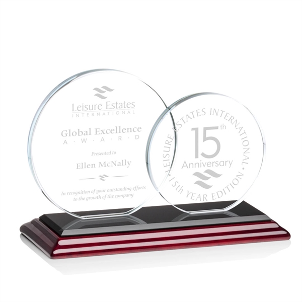 The Double Victoria Award features 2 opulent starfire circles on a... from ASI 84592 St Regis Group / St Regis