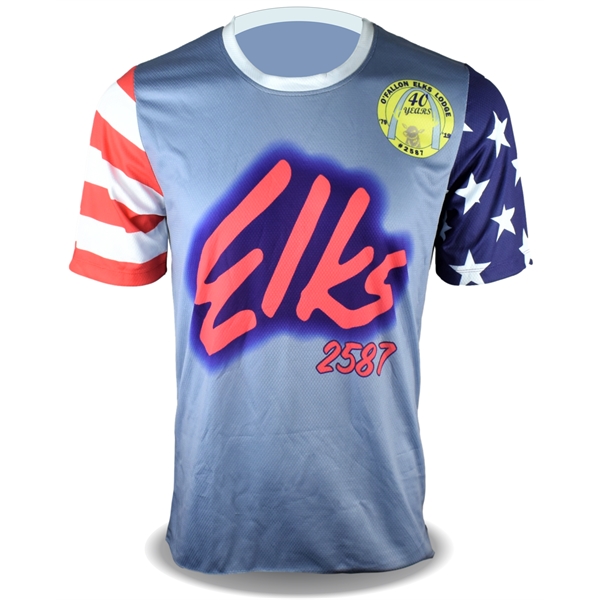 Crew neck shirt with short sleeves, moisture wicking and full-color sublimation.... from ASI 72657 Active Life Promo / Active Life Promo