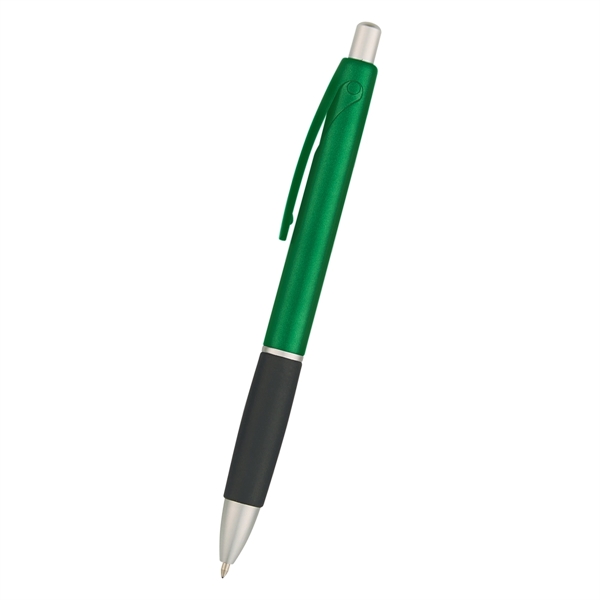 Plunger action pen with rubber grip... from ASI 61125 Hit Promotional Products / Hit®