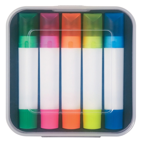 Set of 5 wax highlighters.... from ASI 61125 Hit Promotional Products / Hit®