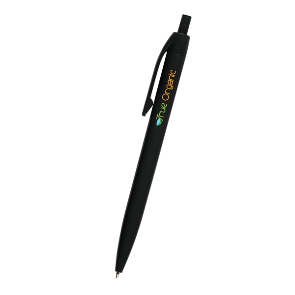 Glossy solid color plunger action pen... from ASI 61125 Hit Promotional Products / Hit®