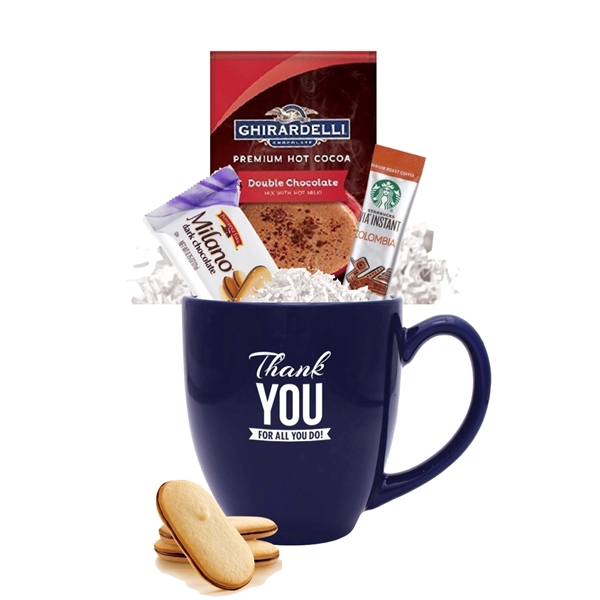 Starbucks coffee, cocoa and Milano cookie gift mug.... from ASI 89971 Stuff A Mug