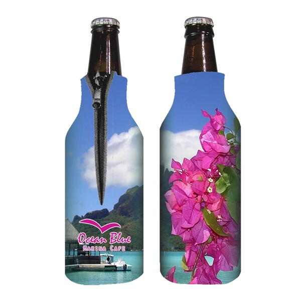 Foam bottle holder with zipper... from ASI 61125 Hit Promotional Products / Hit®