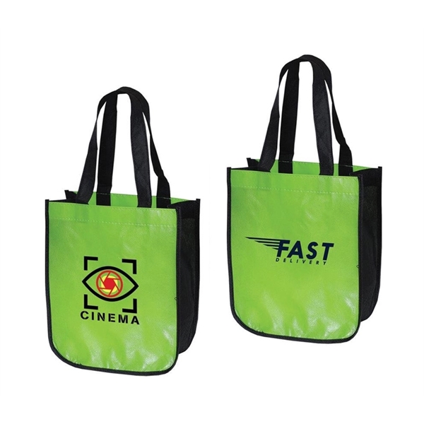 9.25" x 11.75" x 4.5" non-woven polypropylene laminated tote bag with... from ASI 37218 Athena Promo (tm)