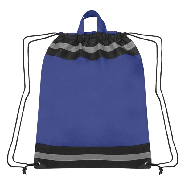 Drawstring reflective sports pack with carrying handles.... from ASI 61125 Hit Promotional Products / Hit®