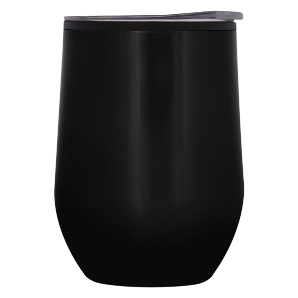 12 oz. BPA-free wine cup with non-slip bottom, stainless steel outer,... from ASI 61125 Hit Promotional Products / Hit®